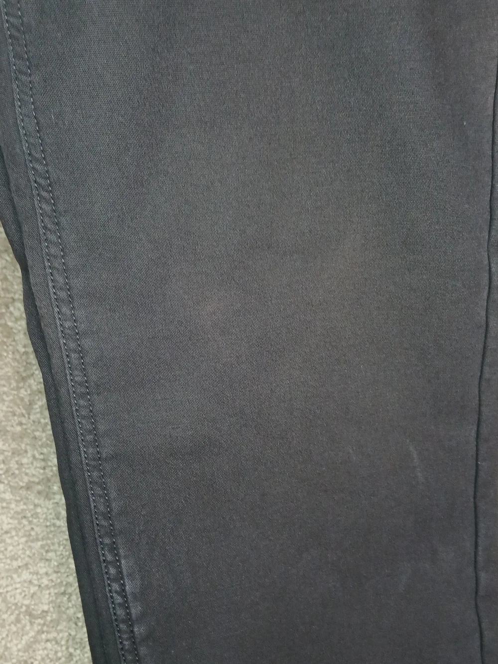 Caterpillar Men's Black Work Pants Fleece Lined Canvas Black Insulated - 32x32